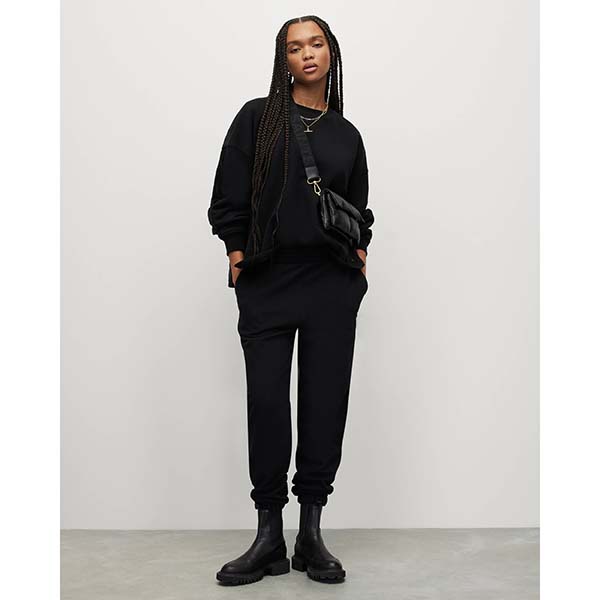 Allsaints Australia Womens Queti Quilted Sweatpants Black AU62-176